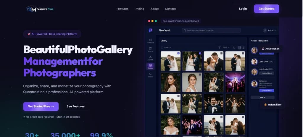 PhotoEvent — AI Photo Sharing & Album Platform